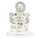 Beautiful Silver Ganesh Ji Idol with Amazing Design